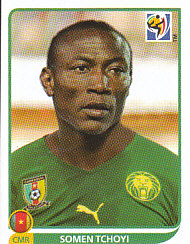 Somen Tchoyi Cameroon samolepka Panini World Cup 2010 #406